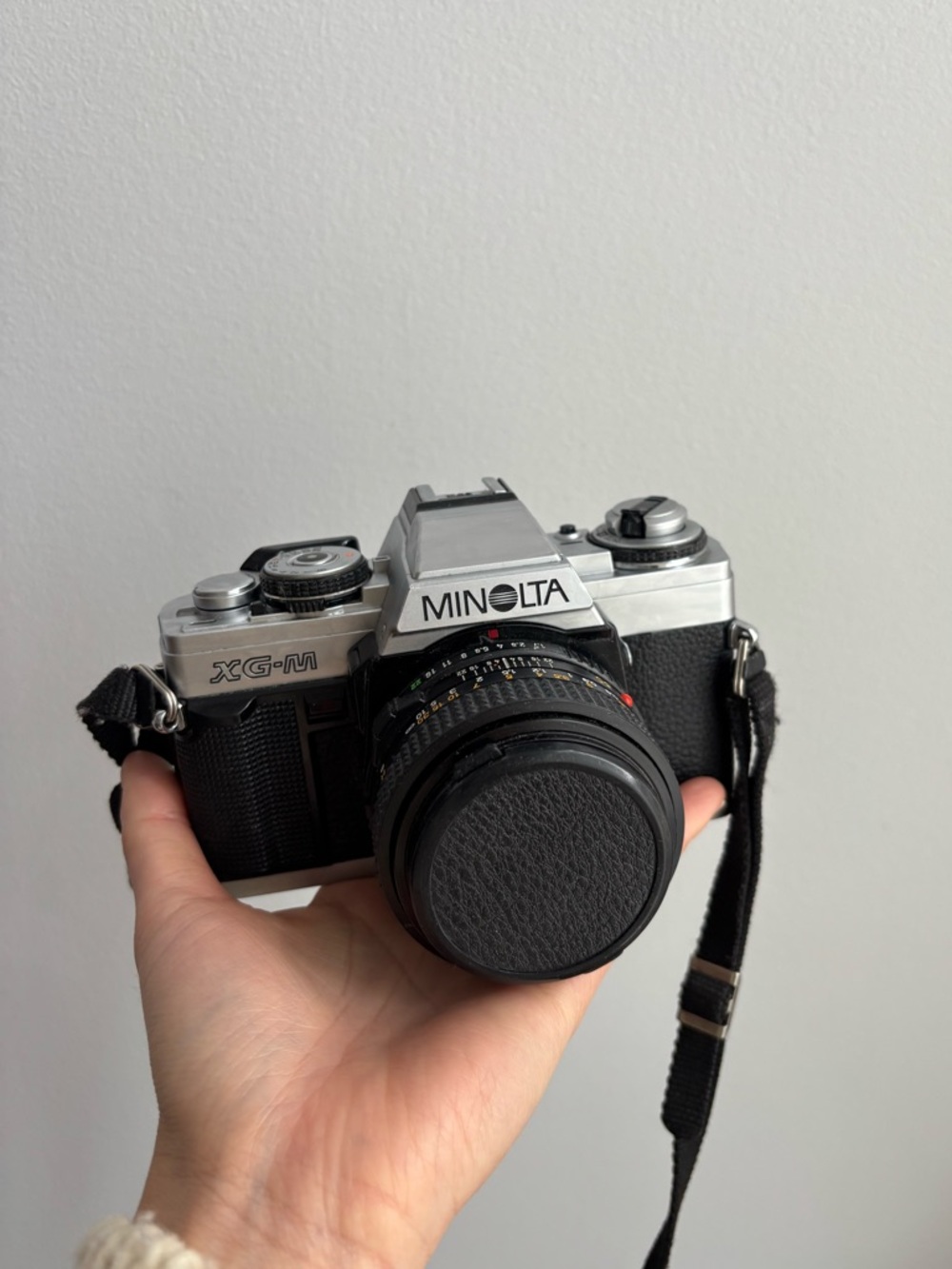 Vintage Minolta XG-M 35mm
SLR Film Camera with 50mm f2 MD Lens